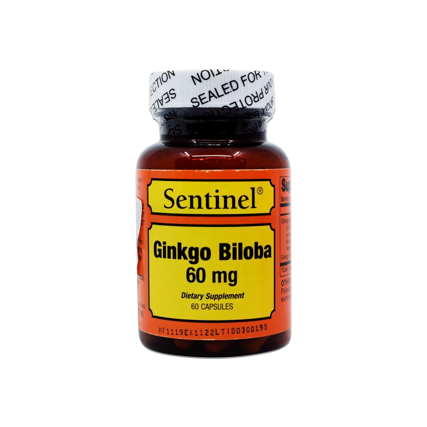Sentinel Ginkgo Biloba 60mg Capsules 60'S