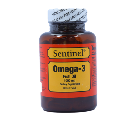 SENTINEL OMEGA-3 FISH OIL CAPSULES 60'S