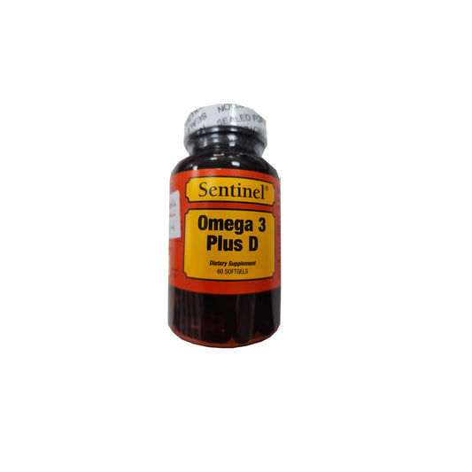 Sentinel Omega 3 Plus Vitamin D Softgels 60'S