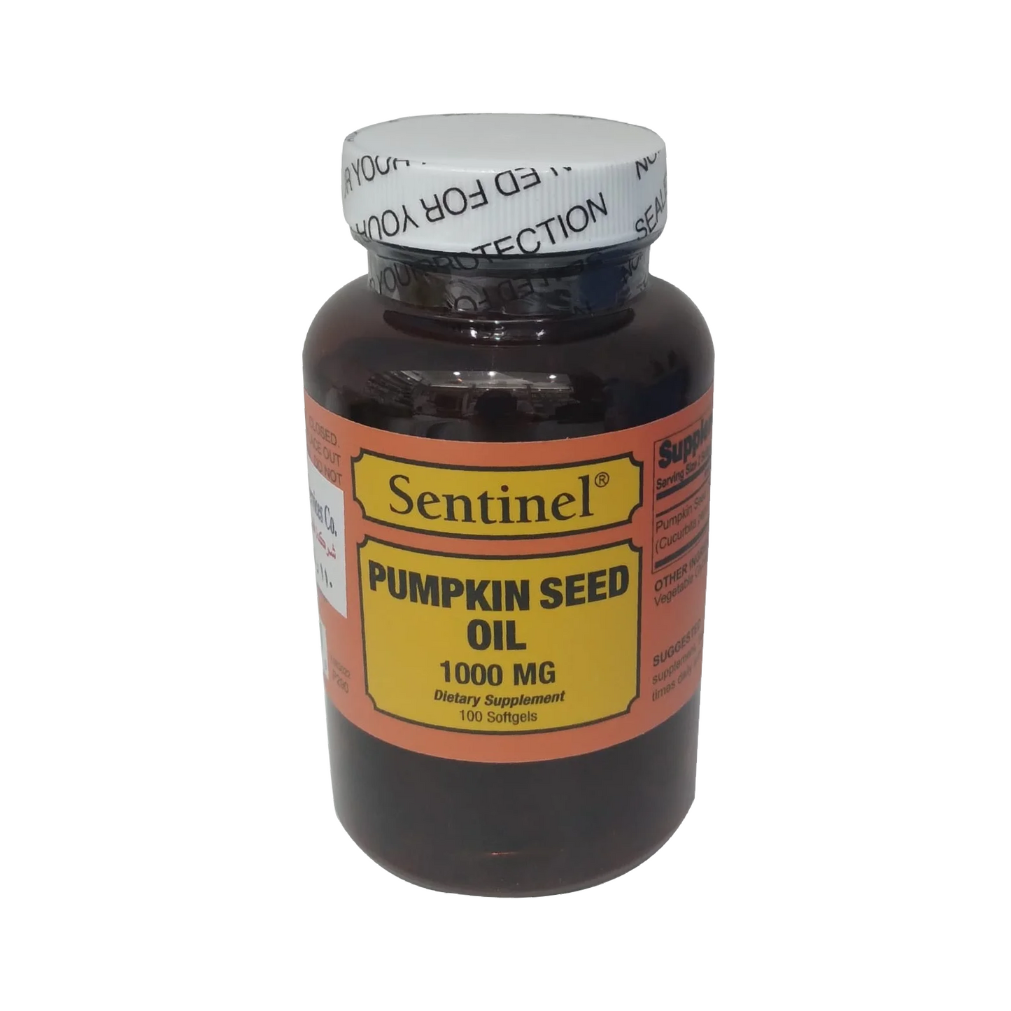 SENTINEL PUMPKIN SEED OIL 1000MG SOFTGEL 100'S