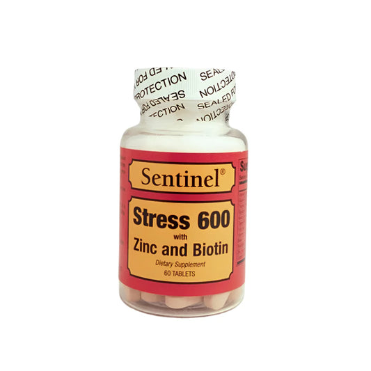 Sentinel Stress 600 With Zinc&Biotin Tablets 60'S