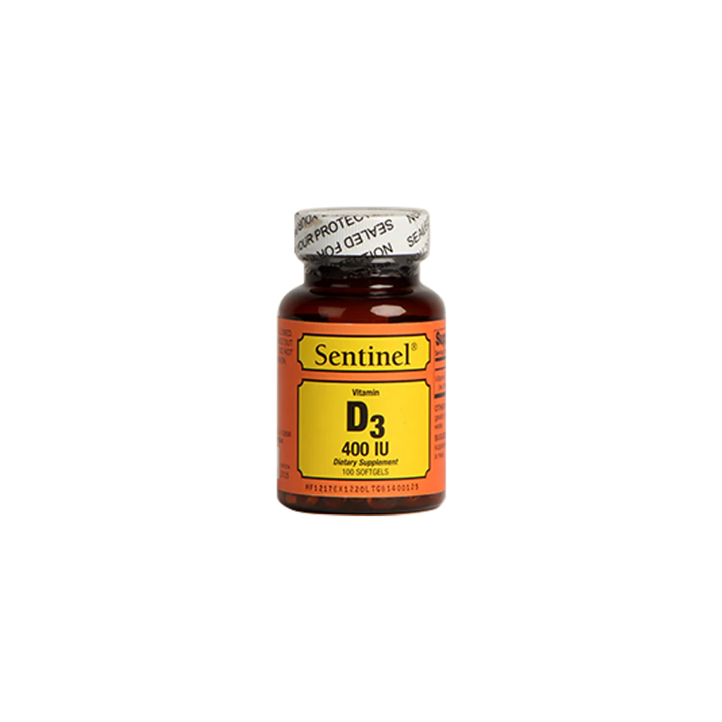 Sentinel Vitamin D3 400 Iu Softgel 100'S