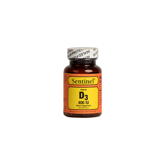 Sentinel Vitamin D3 400 Iu Softgel 100'S