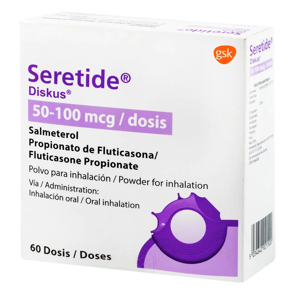 Seretide Diskus 50/100Mcg 60 Dos