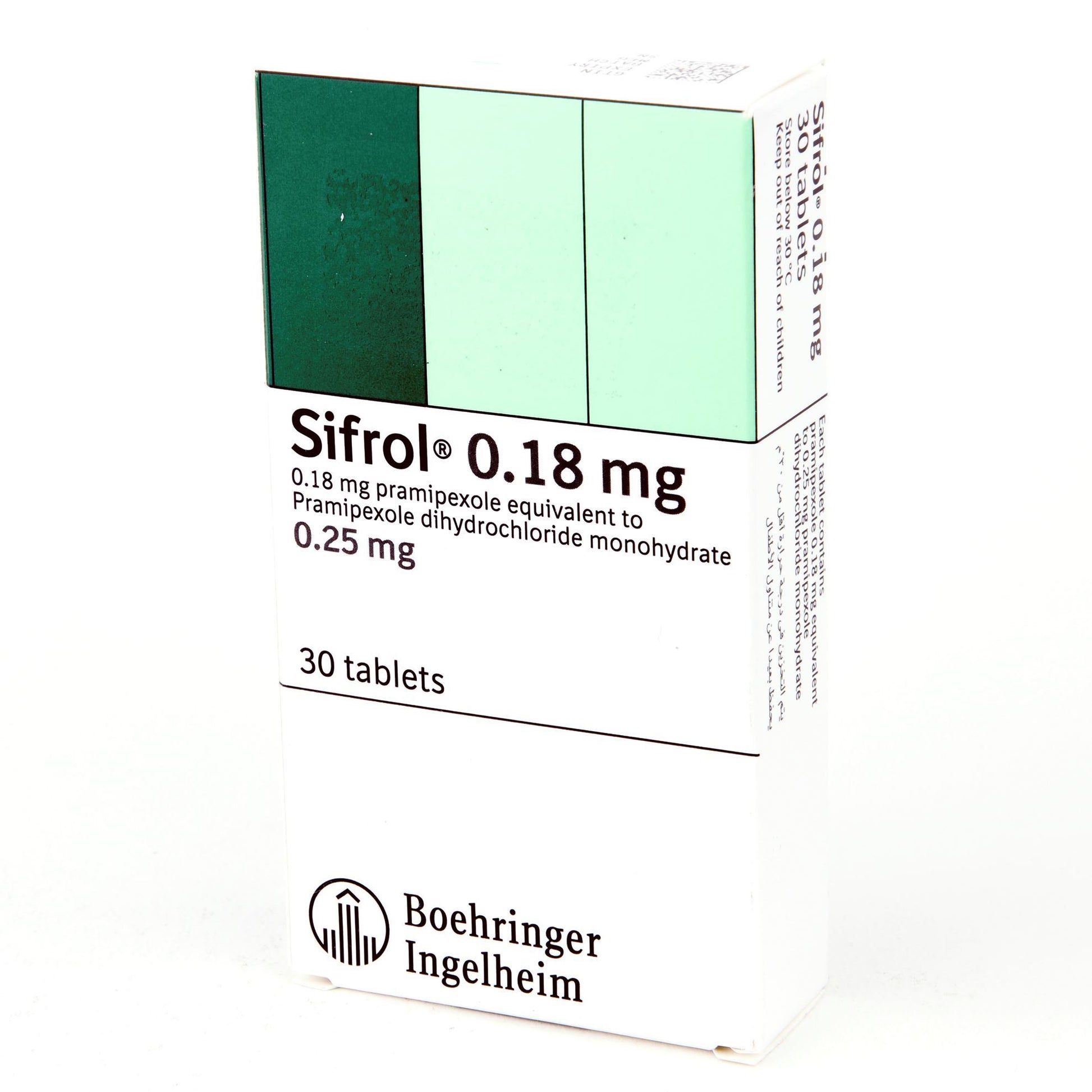 Sifrol O.18Mg Tablets 30'S