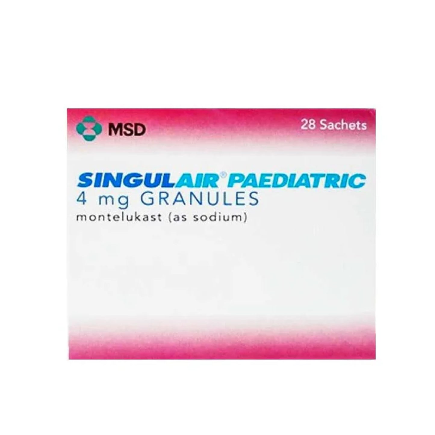 Singulair Paediatric 4Mg Granules 28'S