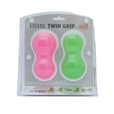 SISSEL TWIN GRIP 2SET SOFT AND MEDIUM PINK AND GREEN