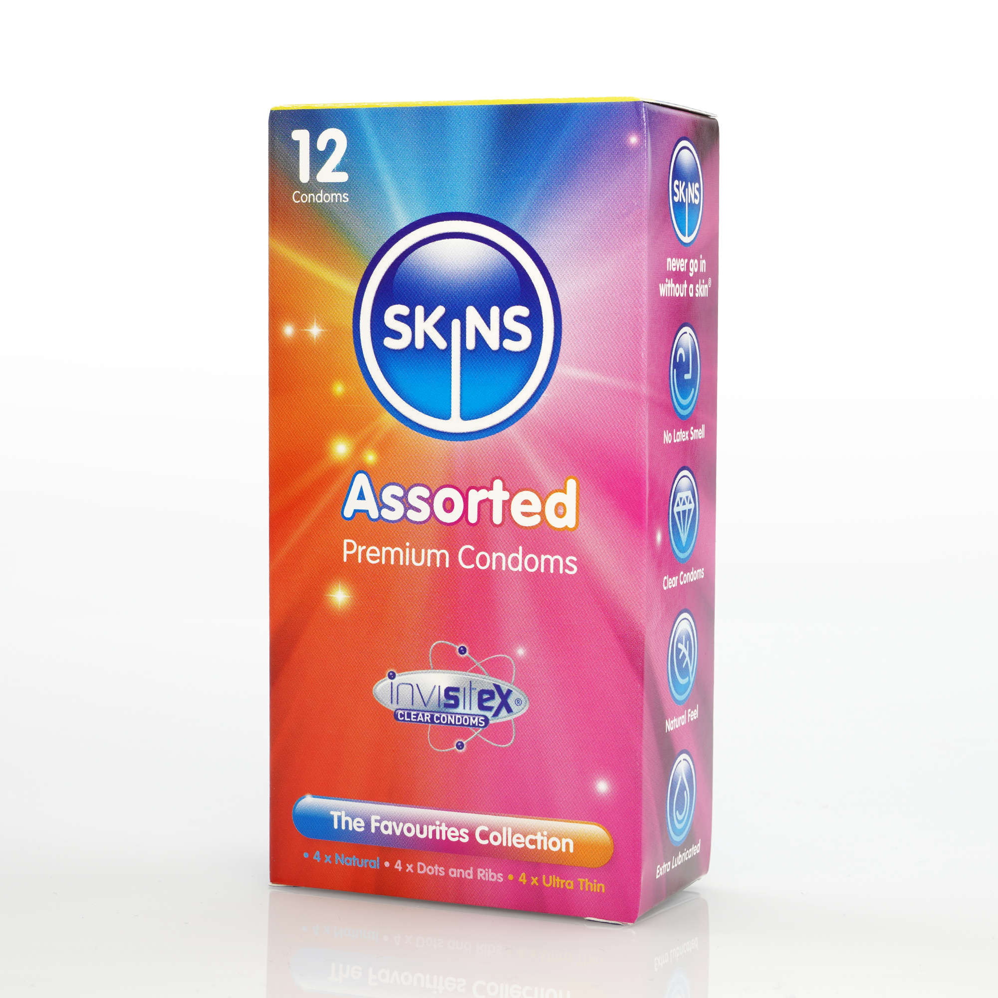 Skins Assorted Lubricated Condoms 12'S – Raf Pharmacy