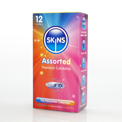 Skins Assorted Lubricated Condoms 12'S