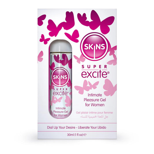 Skins Super Excite Intimate Pleasure Gel For Women 30Ml