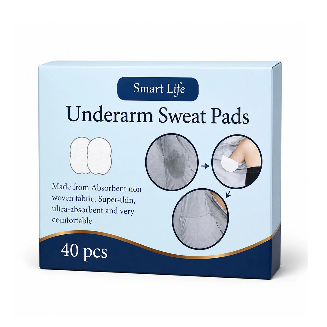 Smart Life Underarm Sweat Pads 40 Pcs