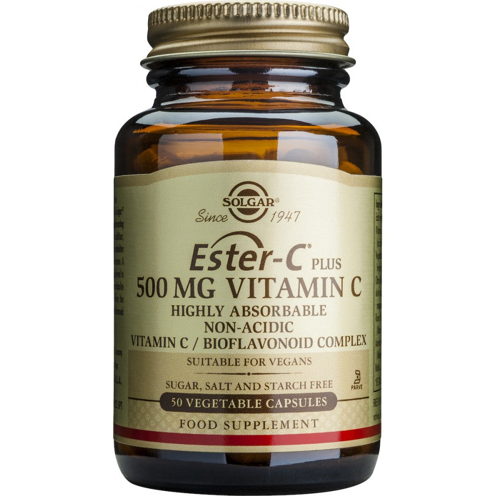 Solgar Ester C Plus 500mg Vitamin C Capsules 50'S