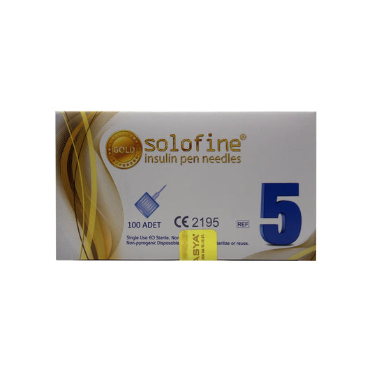 Solofine 31G-5Mm Insulin Pen Needles 100'S