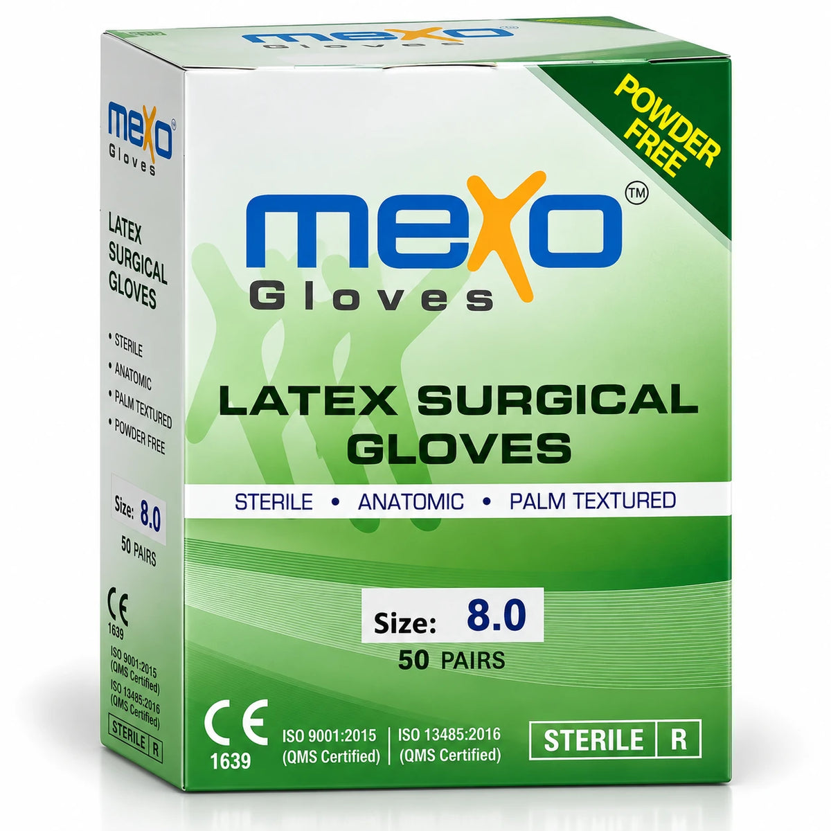 Sterile Surgical Gloves 8.0 Powder Free 50's