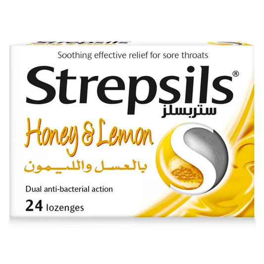 Strepsils Honey & Lemon Lozenges 24'S