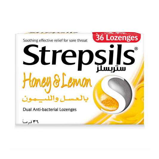 Strepsils Honey & Lemon Lozenges 36'S