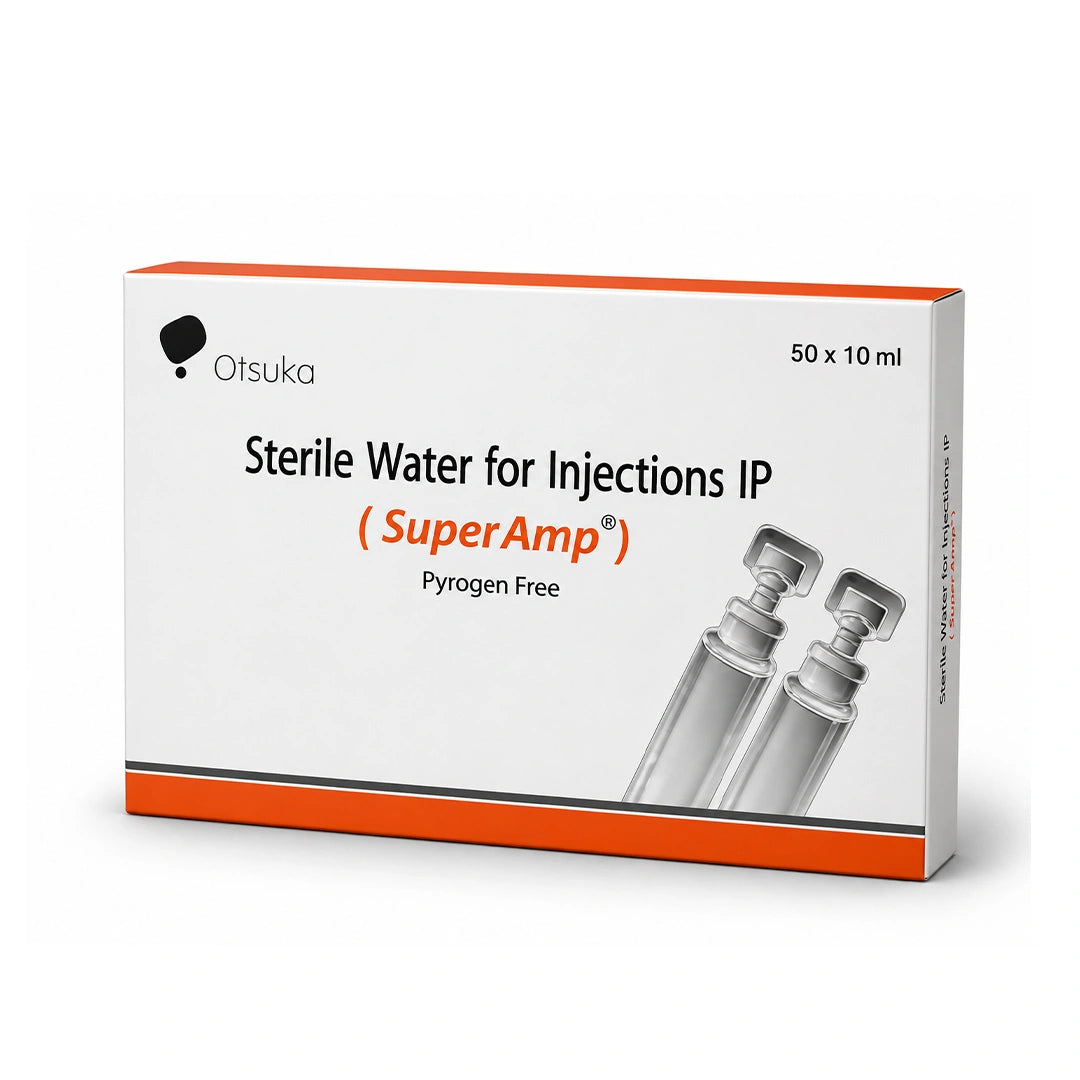 Super Amp Sterile Water For Injection 50x10ml