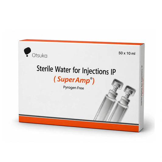 Super Amp Sterile Water For Injection 50x10ml