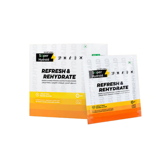 Super Hydraid Refresh & Rehydrate Orange Flavoured Sachets 10x21g