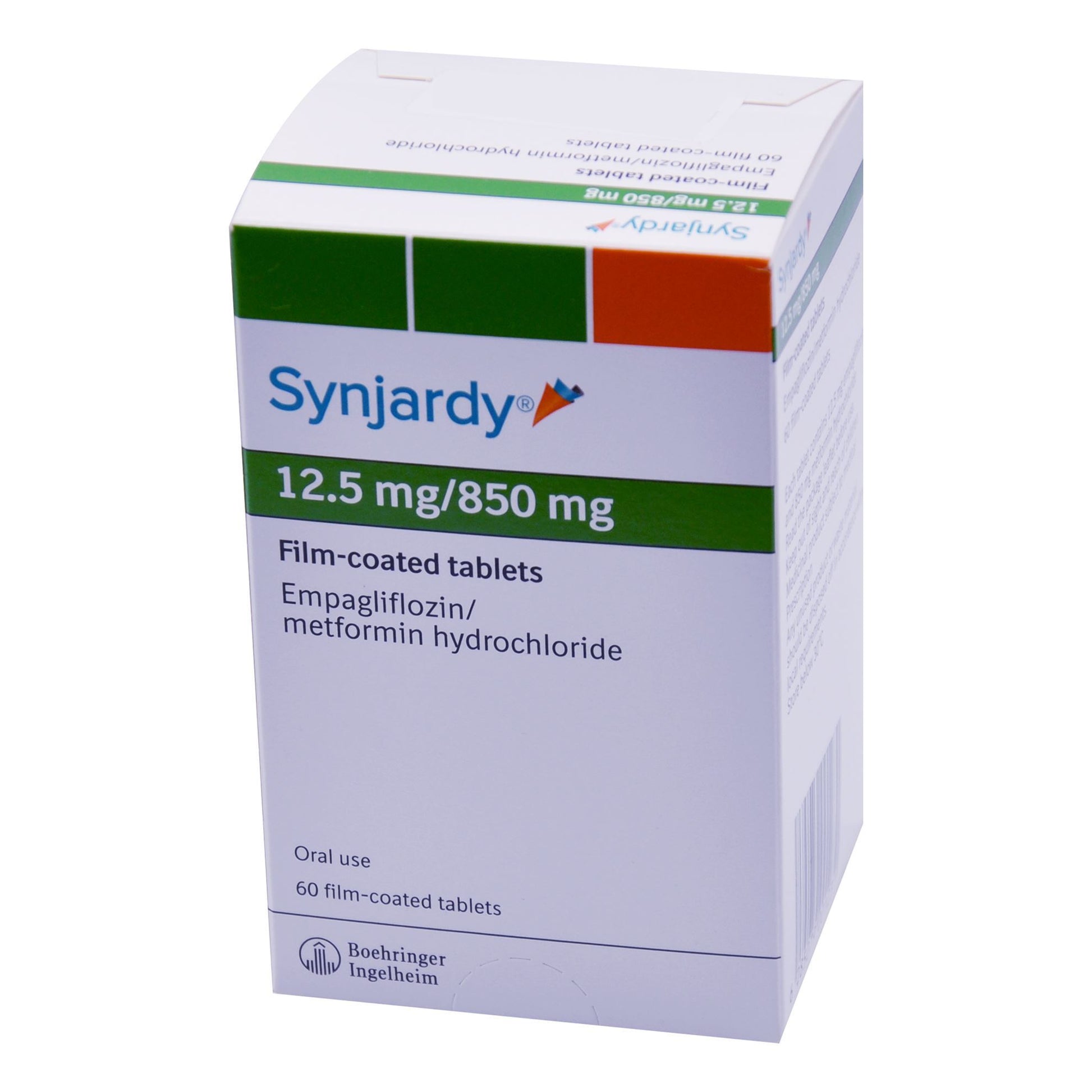 SYNJARDY 12.5MG/850MG TABLETS 60'S