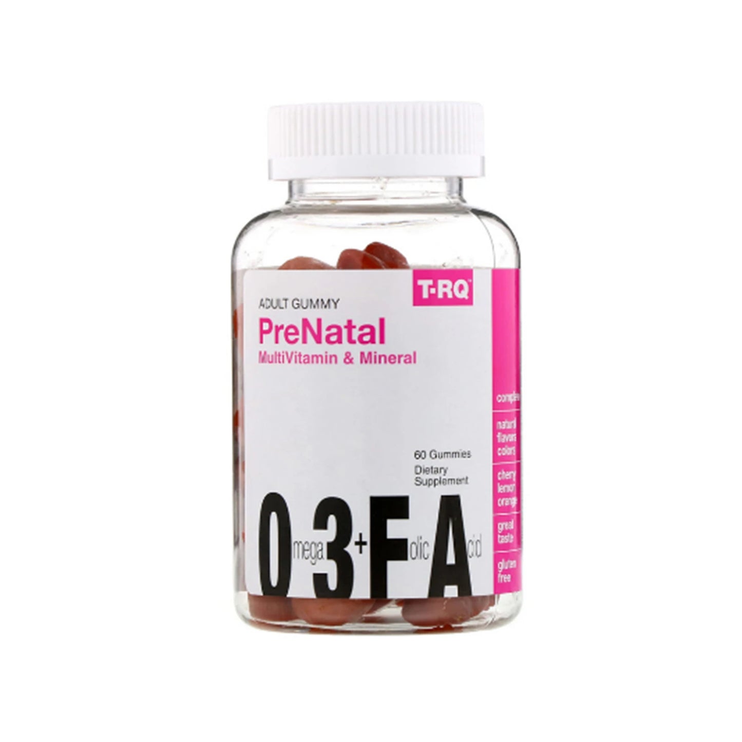 T-Rq Prenatal Multivitamin & Mineral Omega 3+F A Gummies 60'S