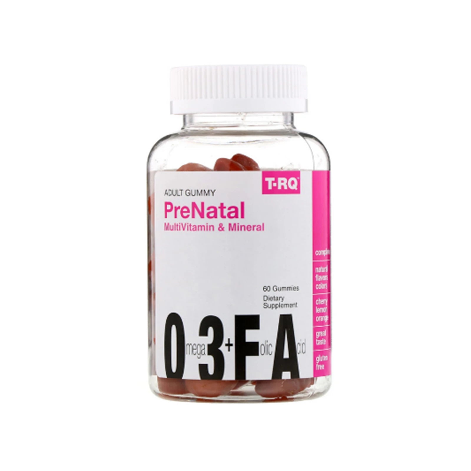 T-Rq Prenatal Multivitamin & Mineral Omega 3+F A Gummies 60'S