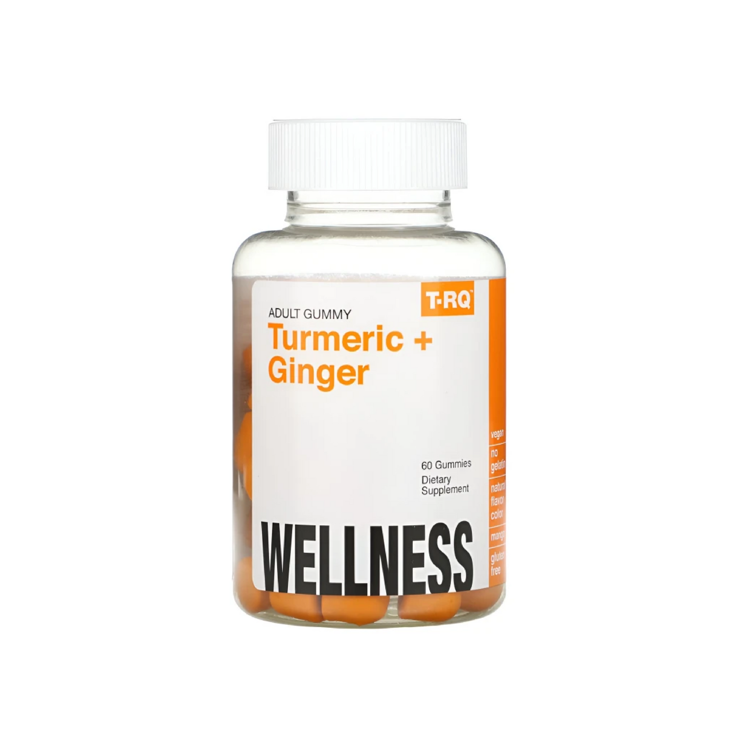 T-Rq Turmeric+Ginger Gummies 60'S