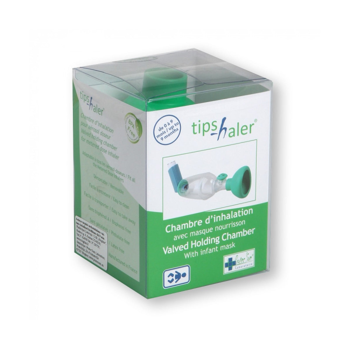 Tipshaler Valved Holding Chamber Infant