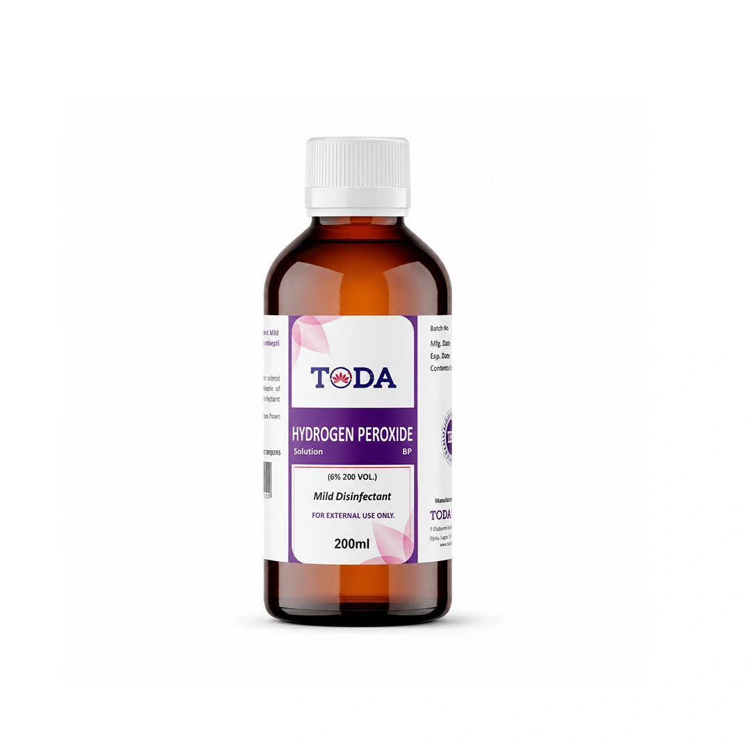 TODA HYDROGEN PEROXIDE BP 6% 200ML