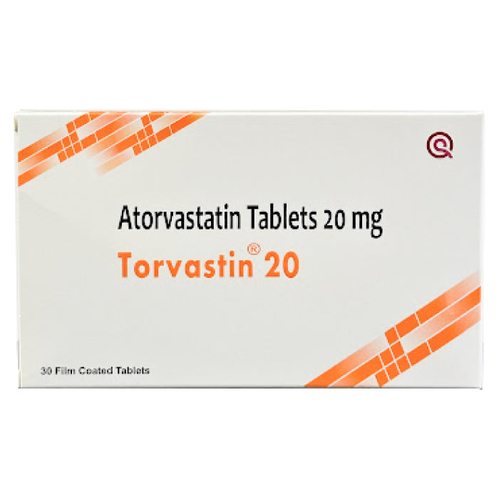 Torvastin 20mg Tablets 30'S
