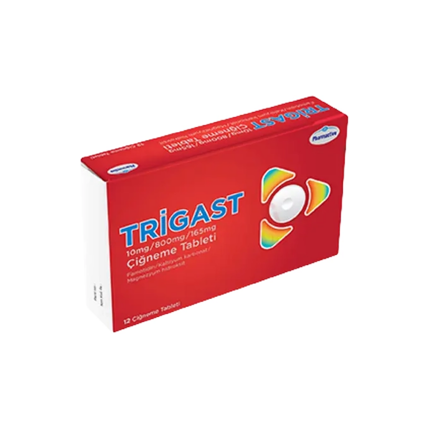 Trigast 10Mg/800Mg/165Mg Chewable Tablet 6'S