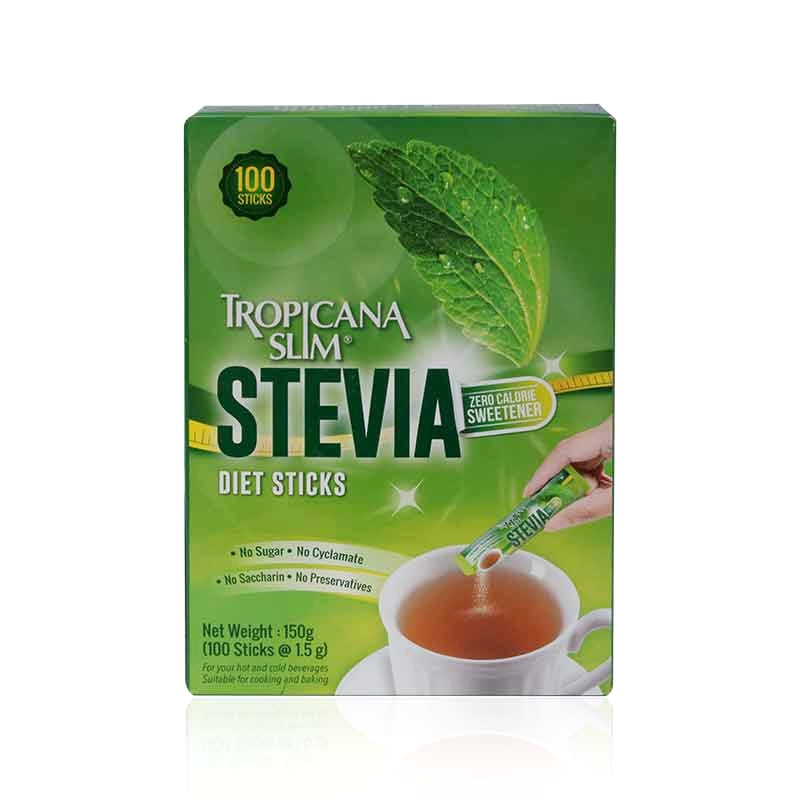 Tropicana Slim Stevia Sweetener Sticks 100'S