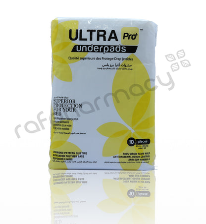 Ultra Pro+ Underpads 90Cmx60cm 10'S