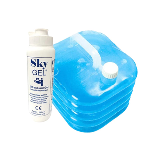 Ultrasound Gel (Blue) 5kg + Empty Bottle 260ml