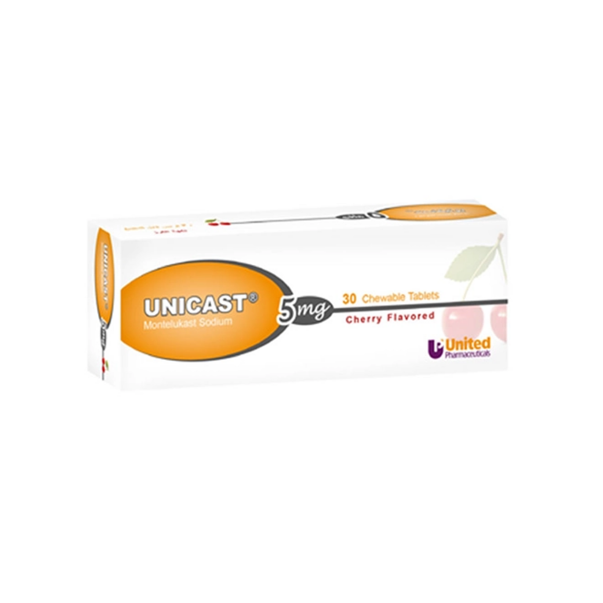 Unicast 5mg Chewable Tablets 30'S