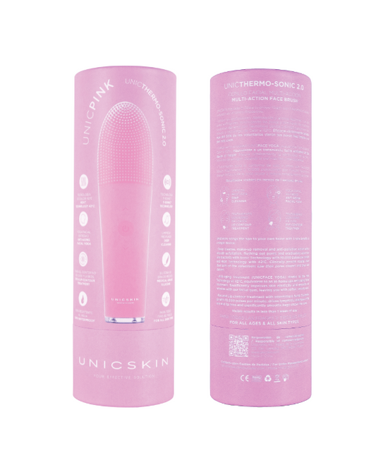 Unicskin Unic Thermo-Sonic 2.0 Multi-Action Facial Brush -Pink
