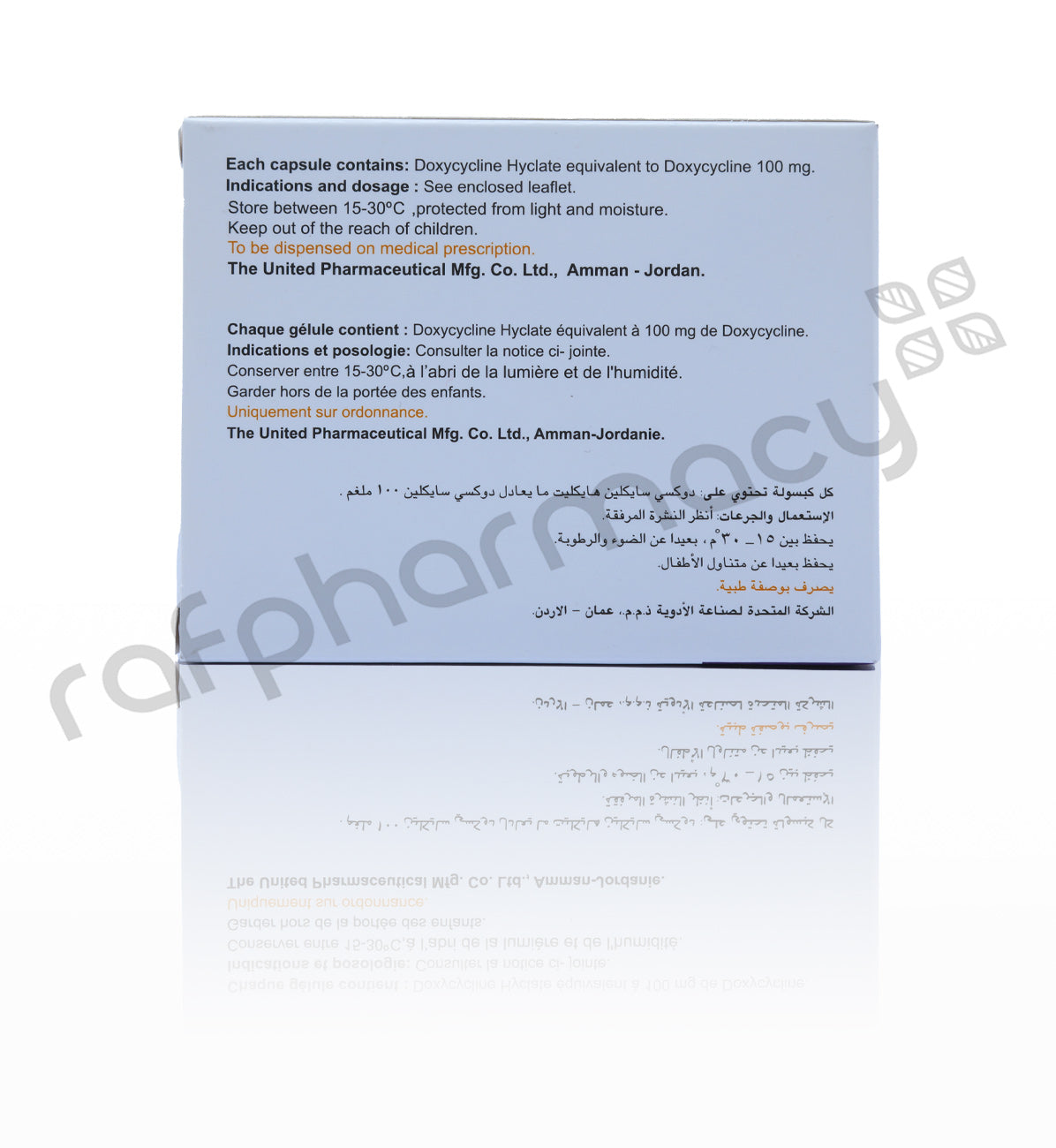 Unidox 100mg Capsules 10'S