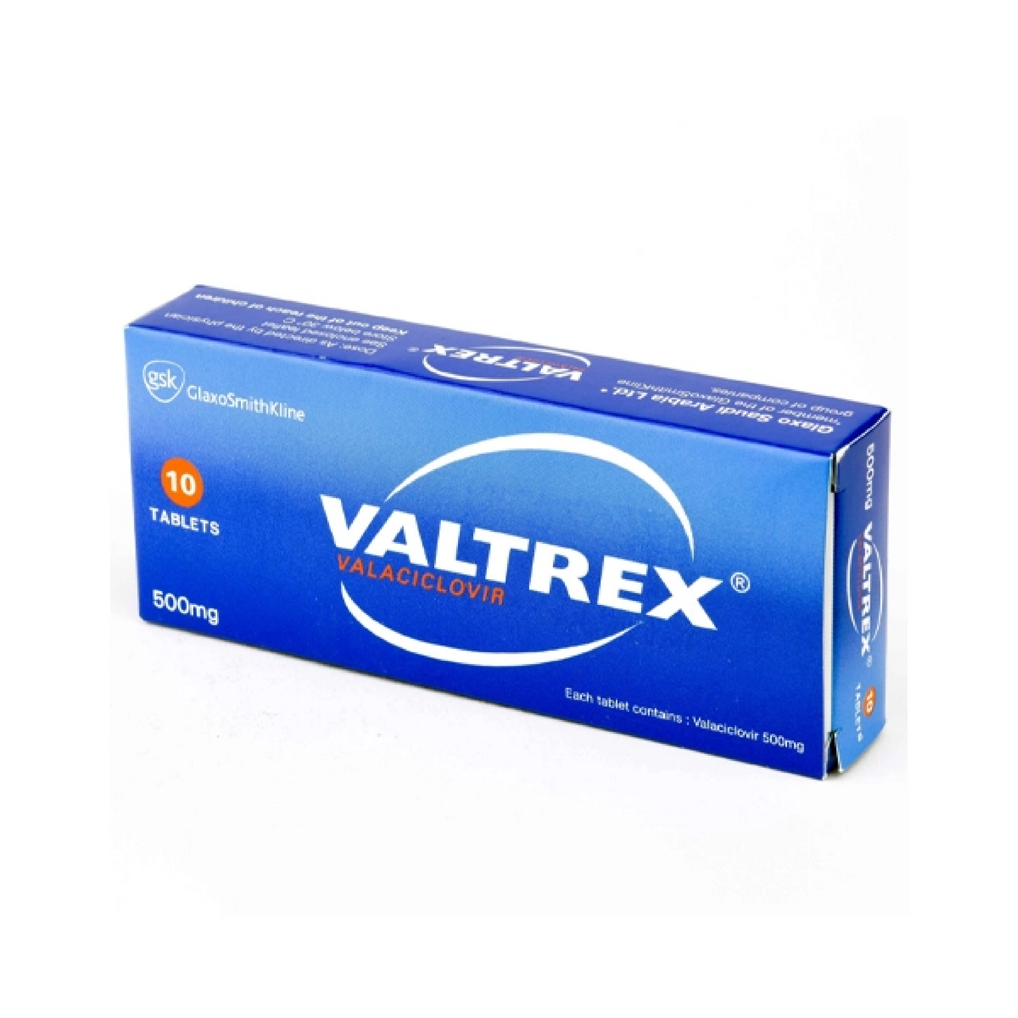 Valtrex 500Mg Tablets 10'S