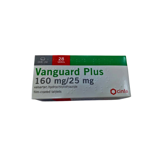 Vanguard Plus 160/25Mg Tab 1X28's