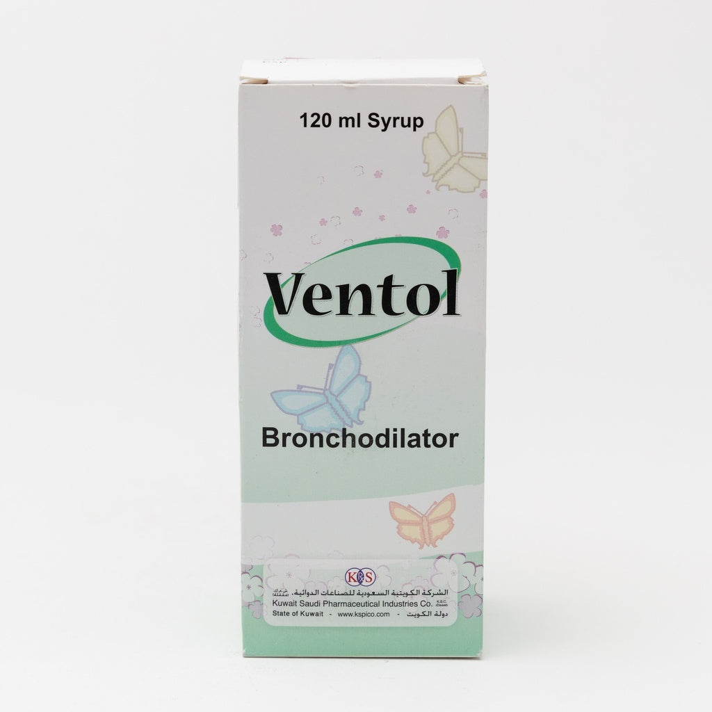 Ventol 2Mg/5Ml Syrup 120Ml