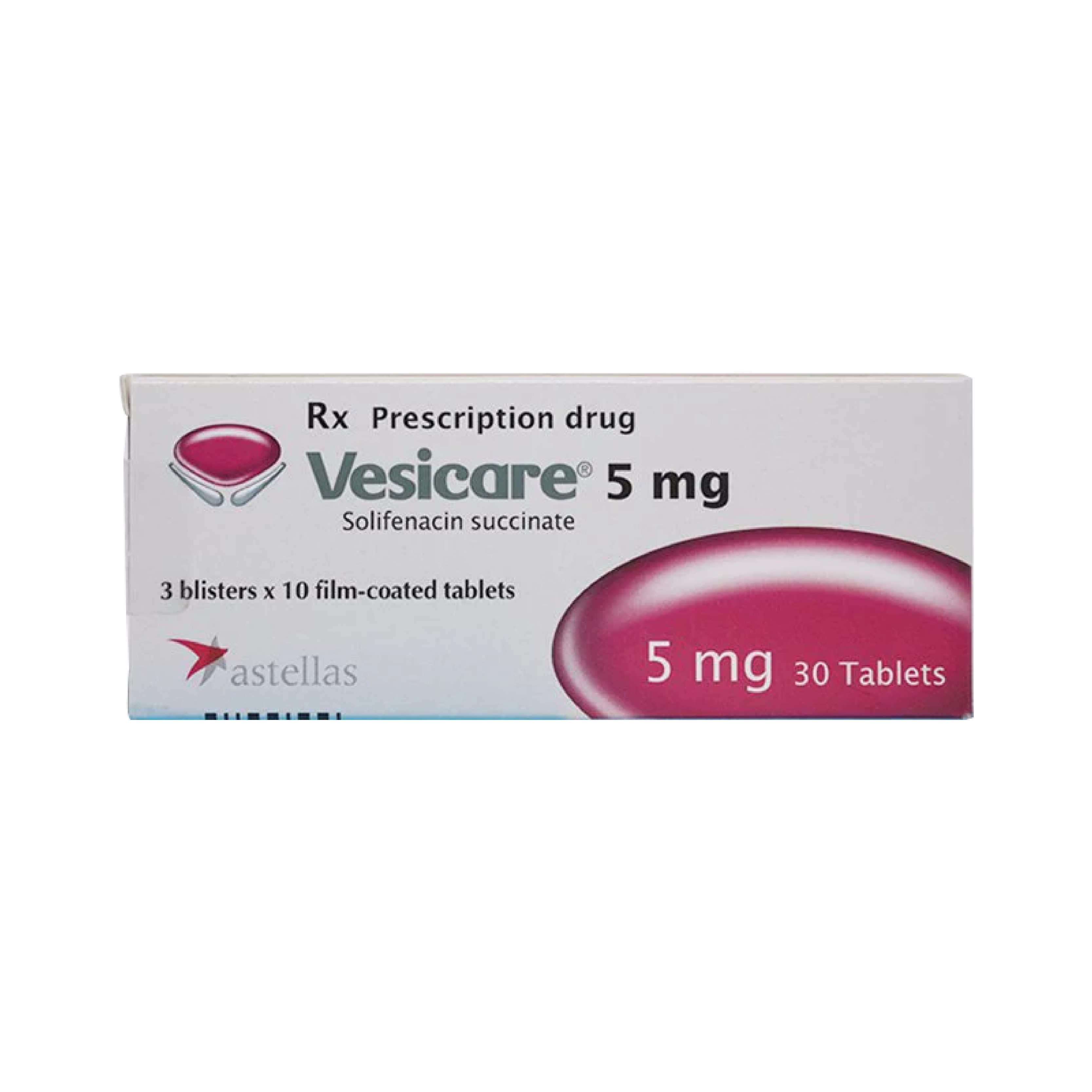 Vesicare 5Mg Tablets 30'S – Raf Pharmacy