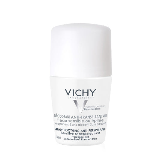 Vichy Deo Roll On Anti-Perspirant Sensitive 48h 50ml 2pcs