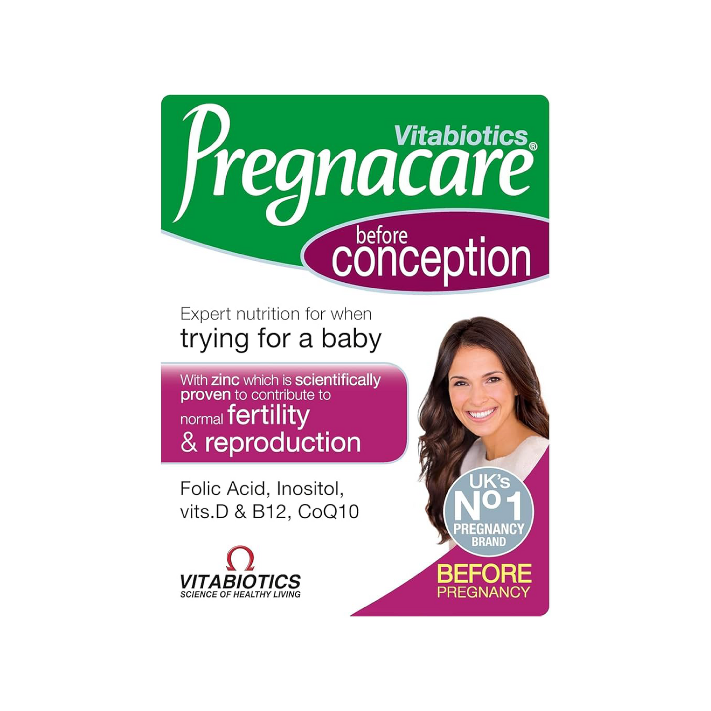 VITABIOTICS PREGNACARE CONCEPTION CAPSULES 30'S