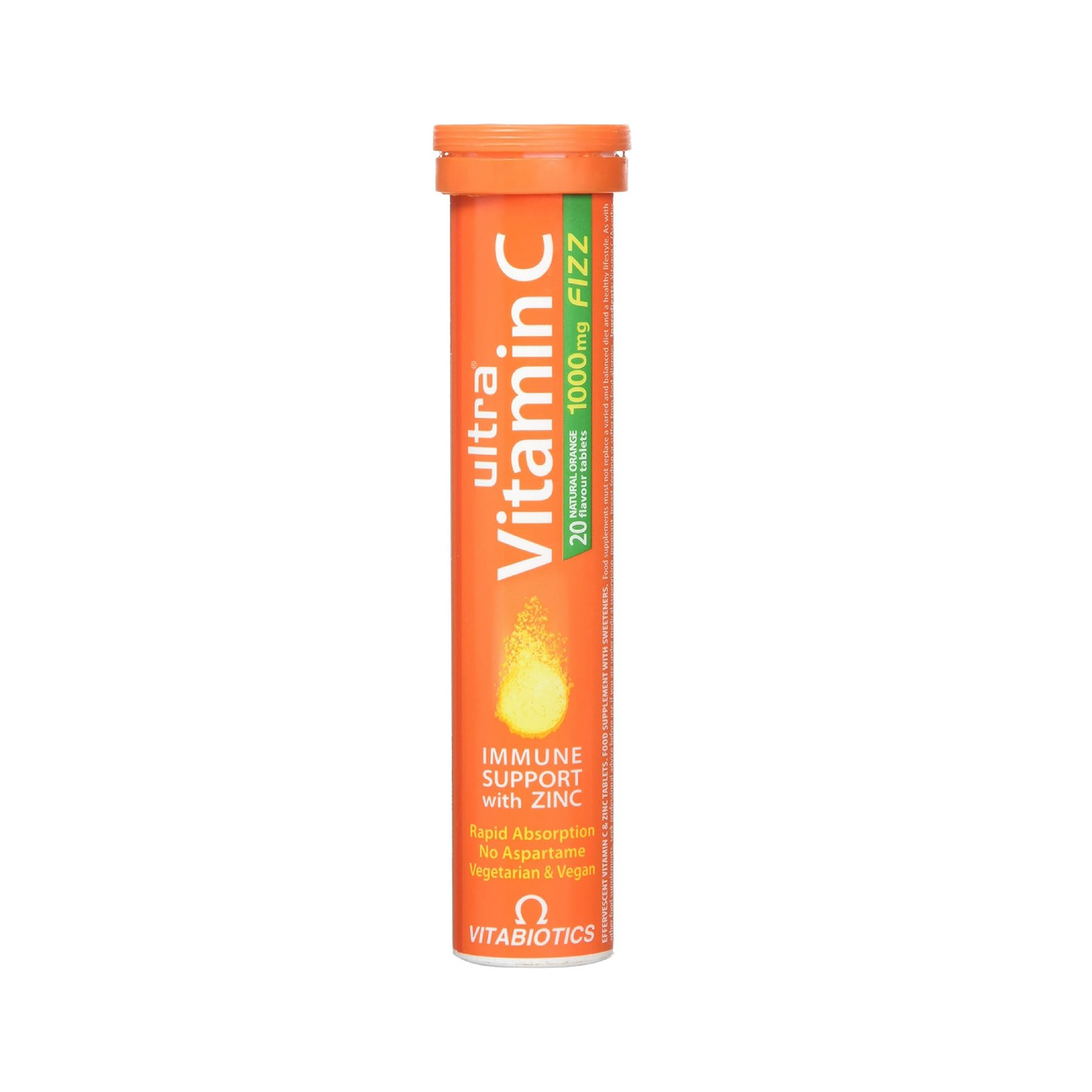 Vitabiotics Ultra Vitamin C 1000Mg Effervescent Tab 20'S