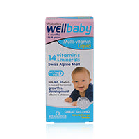 VITABIOTICS WELLBABY MULTI-VITAMIN LIQUID 150ML