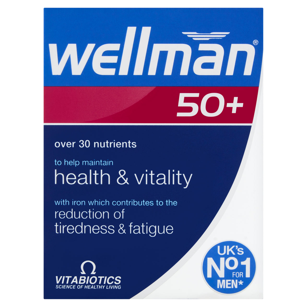 Vitabiotics Wellman 50+ Tablets 30'S