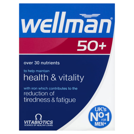 Vitabiotics Wellman 50+ Tablets 30'S
