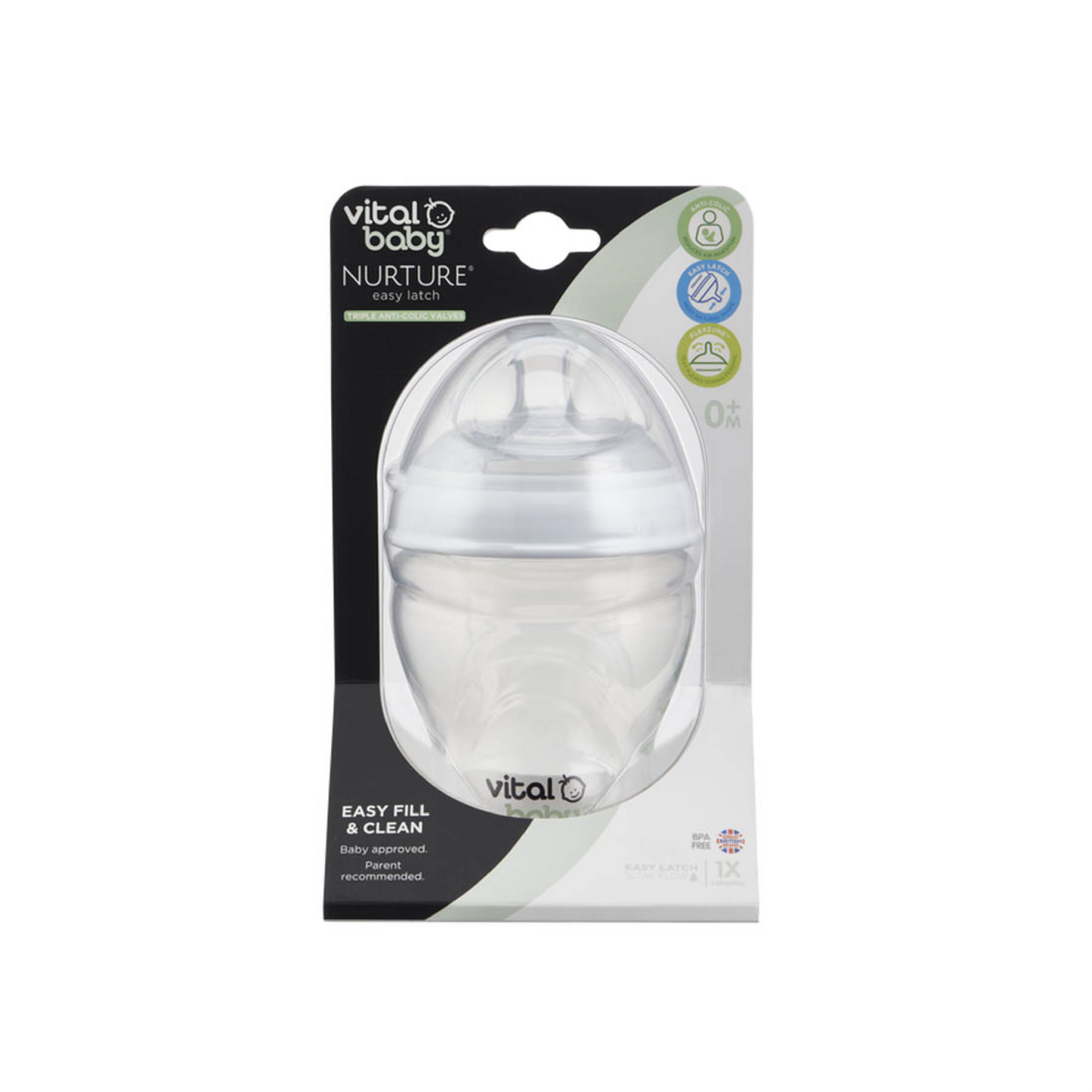 Vital Baby Nurture Breast Feeding Bottle 240 Ml