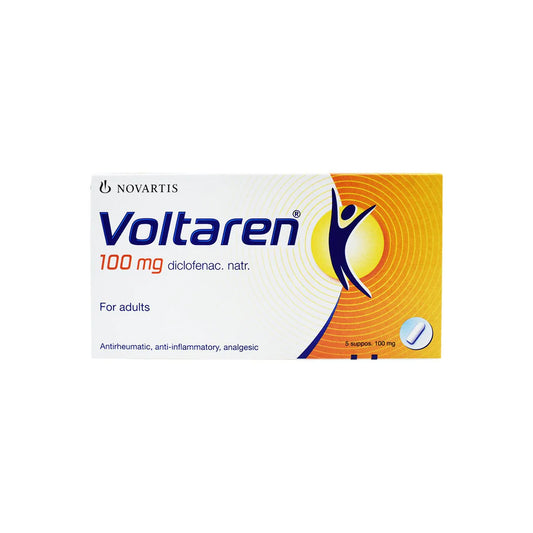 Voltaren 100mg Suppositories 5'S
