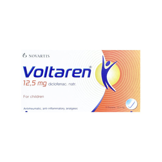 Voltaren 12.5mg Suppositories 10'S